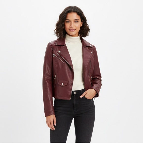 Express Jackets & Blazers - Express Burgundy Jacket